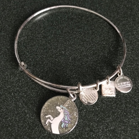 Alex and Ani Expandable Wire Bracelet Unicorn Magic Innocence Healing - Picture 3 of 15